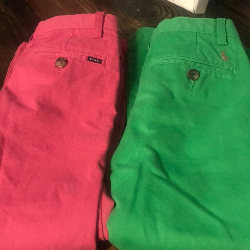 Boys 4T polo colored dress pants